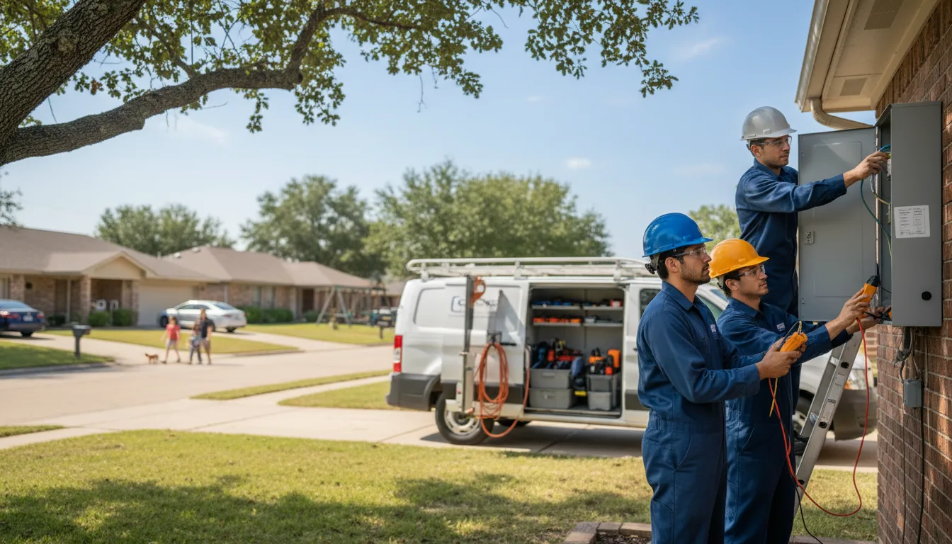 Certified electrician providing emergency electrical services in Grinnell, KS